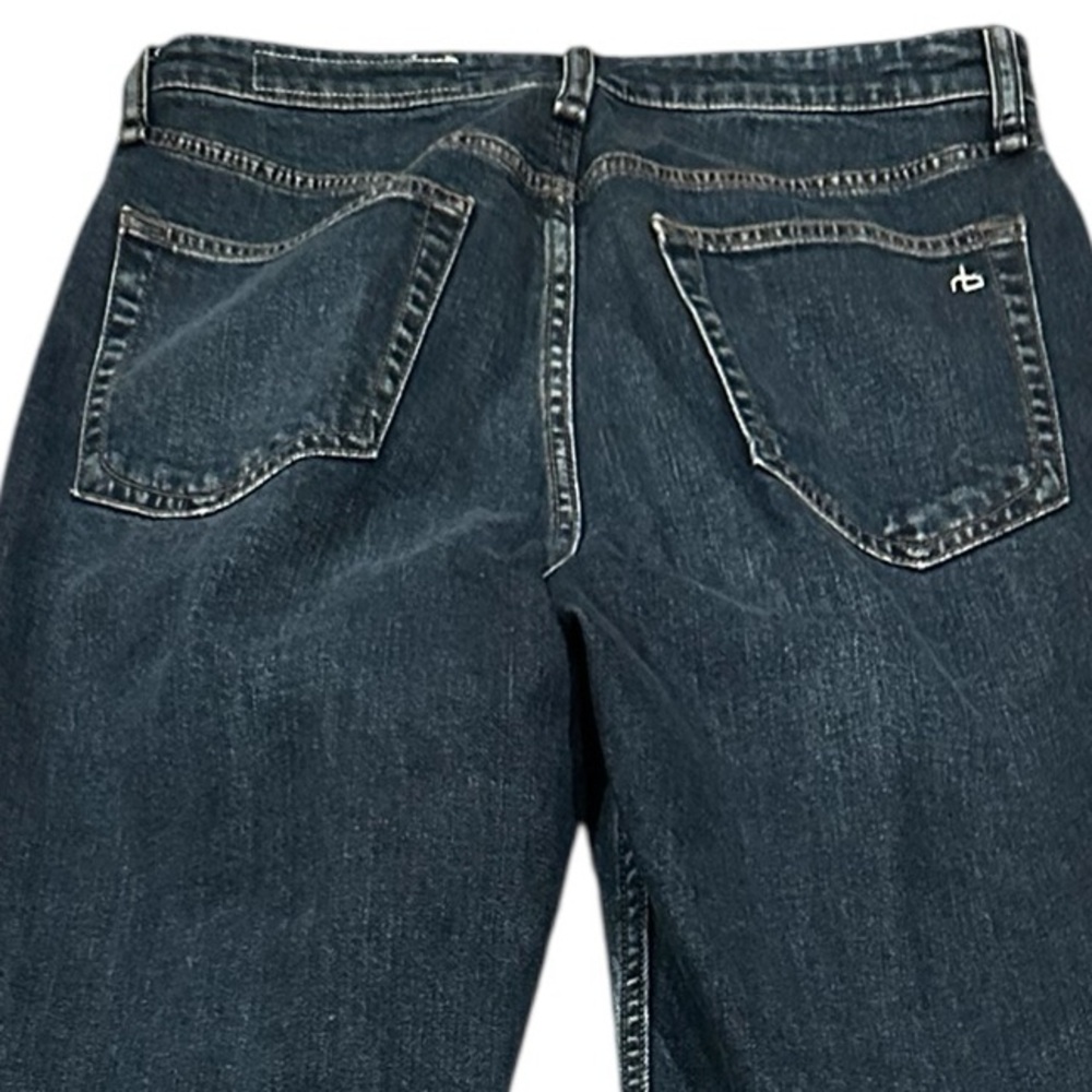 rag & bone Casey high rise ankle flare Dark Blue jeans pants westerncore 28 - Picture 6 of 12